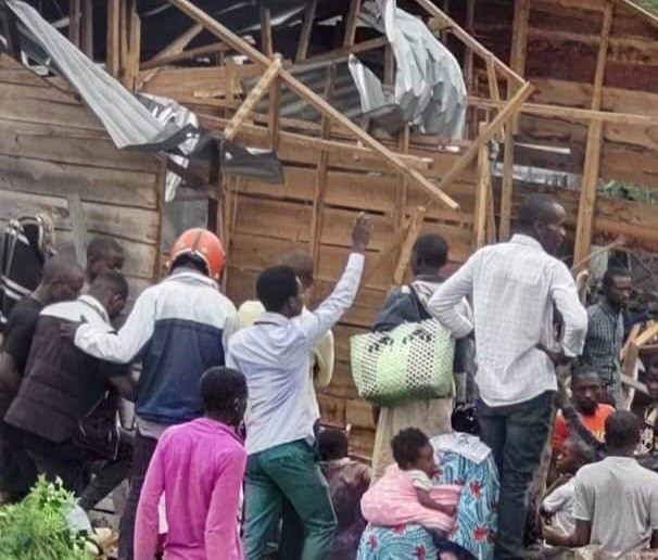 Guerre contre le M23 : 2 blessés et une maison détruite après le largage d'une bombe à Goma (FARDC)
