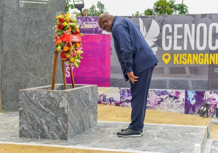 En séjour à Kisangani, Félix Tshisekedi a rendu hommage aux victimes de la guerre de 6 jours