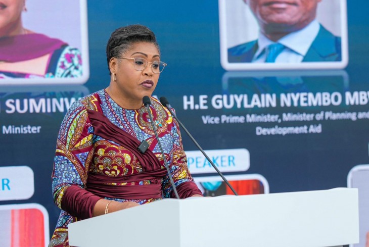 A l’AIM Congress à Abu Dhabi, Judith Suminwa a appelé à investir en RDC