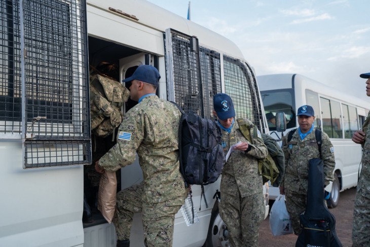 RDC : En pleine crise, plus de 100 Casques bleus uruguayens de la MONUSCO rentrent chez eux