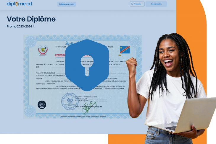 RDC : Vers le lancement de E-Diplôme, la plateforme numérique qui dématérialise le diplôme d'État