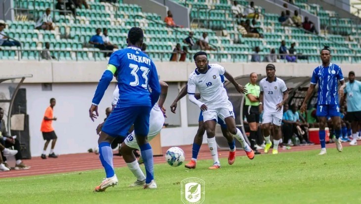CAF-LDC : clap de fin pour les aigles du Congo éliminés par Rivers United