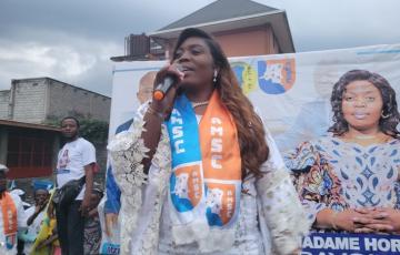 Goma : Candidate à la députation Nationale et Provinciale, Hortence Bayongwa a lancé sa campagne