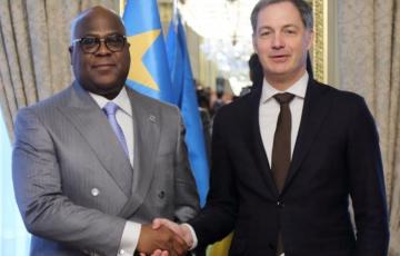 A Bruxelles, échange entre Félix Tshisekedi et Alexander De Croo sur la coopération bilatérale