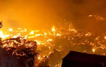 Bukavu : Plusieurs maisons d’habitation parties en fumée dans un incendie survenu à Nyamugo