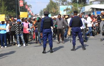 Goma : La société civile pro-M23 a manifesté pour fustiger le retrait du mouvement rebelle d'Uvira