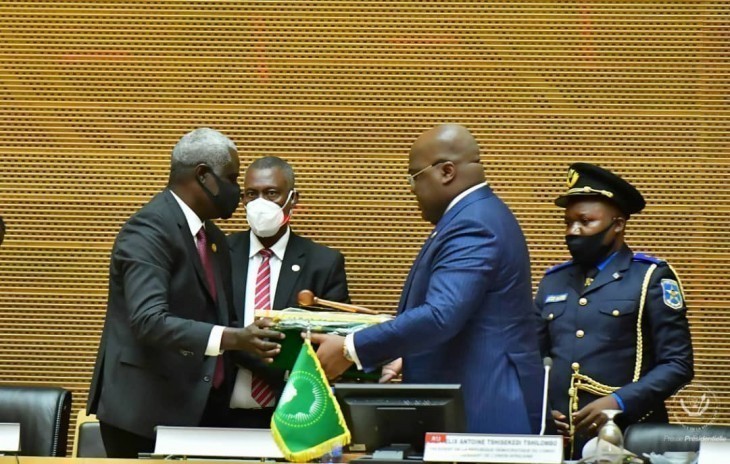 Félix Tshisekedi prend officiellement la tête de l'Union africaine