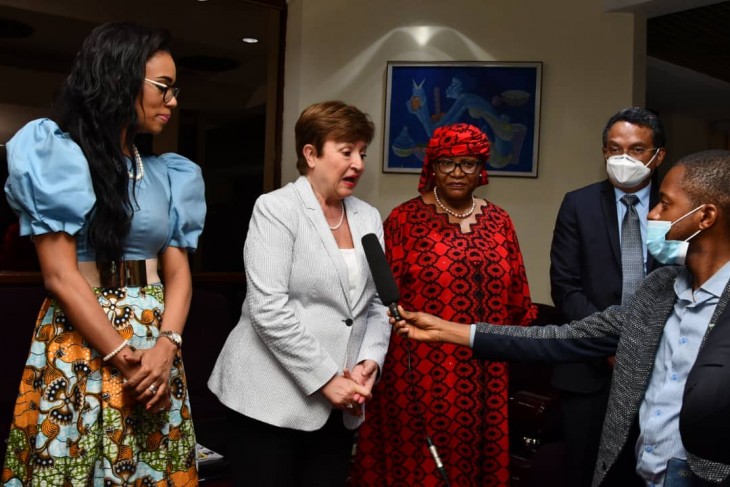La directrice générale du FMI Kristalina Georgieva à Kinshasa pour une visite de 3 jours