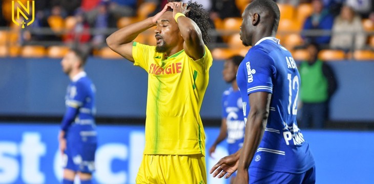 France L1 : Coup d'arrêt pour Moutoussamy et le FC Nantes battus par Troyes