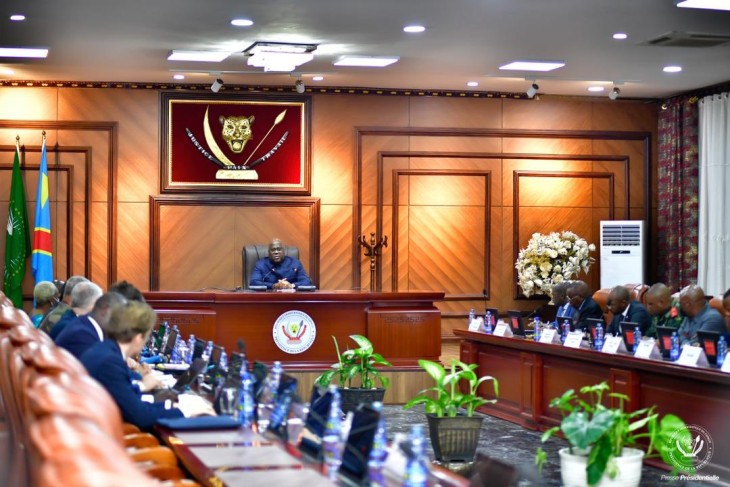 RDC : Réunion sécuritaire autour de Félix Tshisekedi pour réévaluer le partenariat avec la MONUSCO