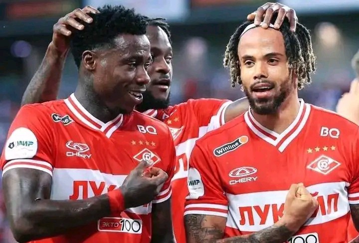 Russie D1: Théo Bongonda encore buteur, le Spartak Moscou atomise Rubin Kazan