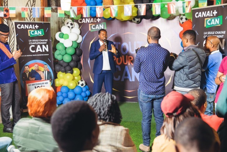 A Goma, CANAL+ a présenté CANAL+CAN, sa nouvelle chaine dédiée à la CAN 2023