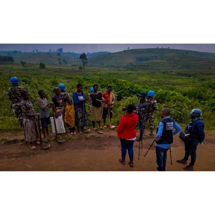 RDC : Des journalistes du Nord-Kivu s'imprègnent de la situation sécuritaire des sites des déplacés