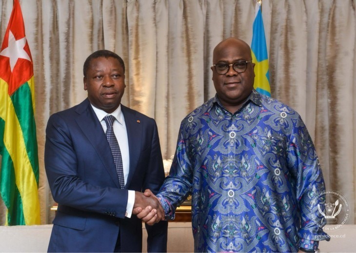 Tensions RDC-Rwanda : Félix Tshisekedi a reçu Faure gnassingbé, nouveau médiateur désigné de l'UA