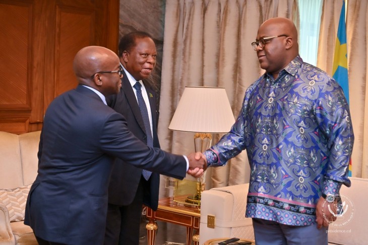 RDC : Un émissaire du Président zambien Hakainde Hichilema reçu par Félix Tshisekedi