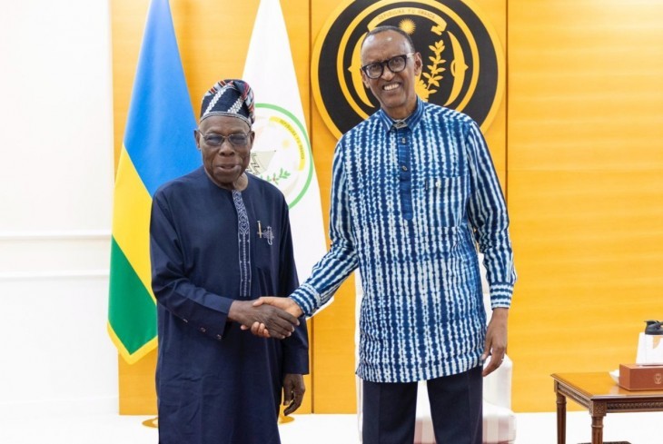 Rwanda : Après des rumeurs sur un état de santé critique, Kagame s’affiche aux côtés de Obasanjo