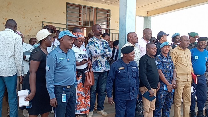 A Beni, l’UNPOL et Tendo la Roho sensibilisent sur les VBG, les missions de la PNC et de la MONUSCO