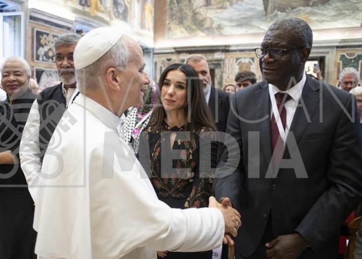 Monde : Séjournant au Vatican, le Dr. Denis Mukwege a rencontré le Pape Léon XIV