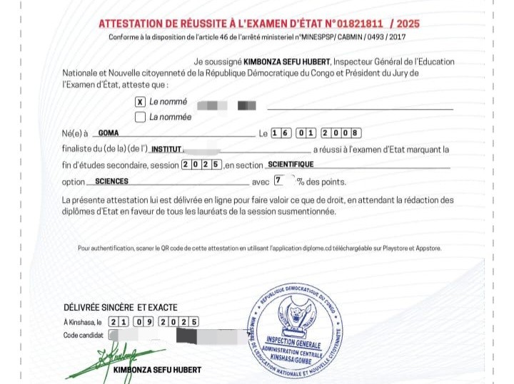 RDC : Les diplômes électroniques, « une grosse arnaque » du gouvernement (Dénonciations)